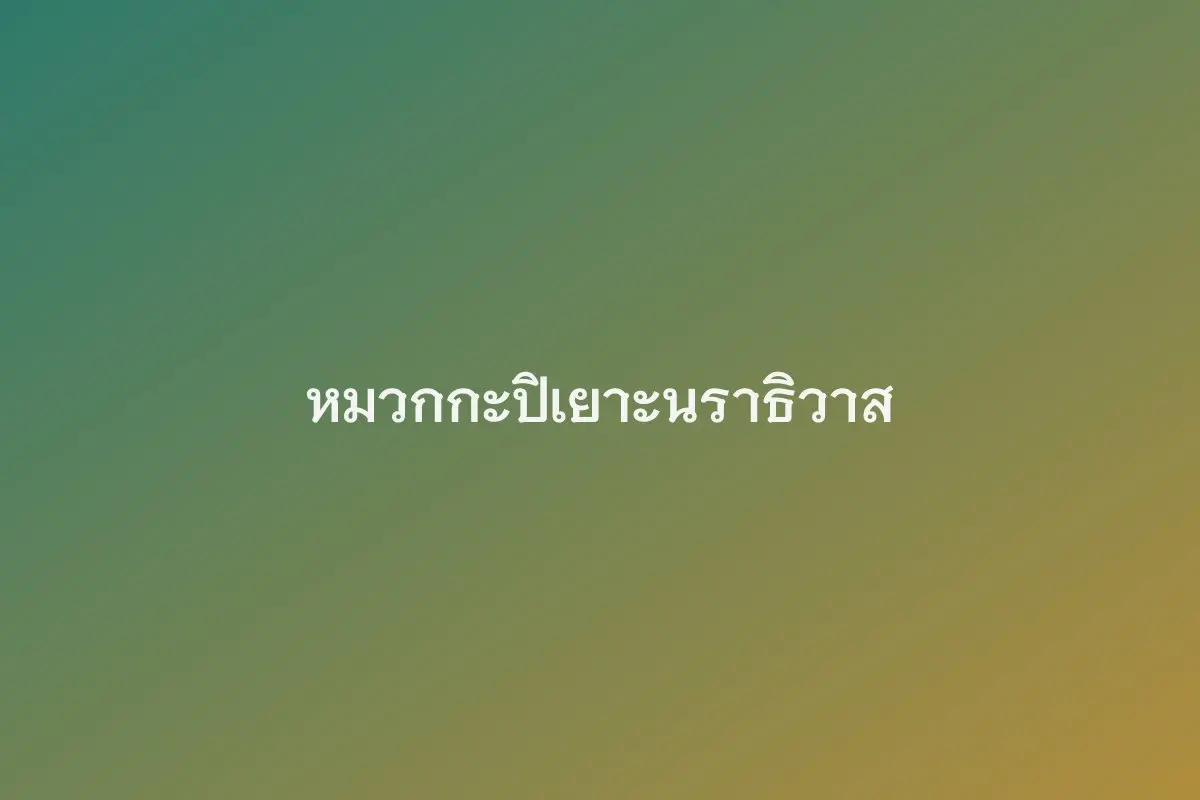 หมวกกะปิเยาะนราธิวาส